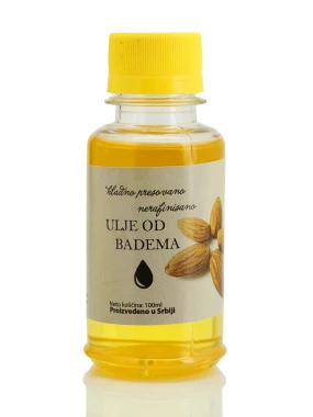 Hladno presovano nerafinisano bademovo ulje 100 ml Think green