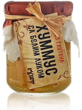 Humus sa belim lukom 180 g Gušt