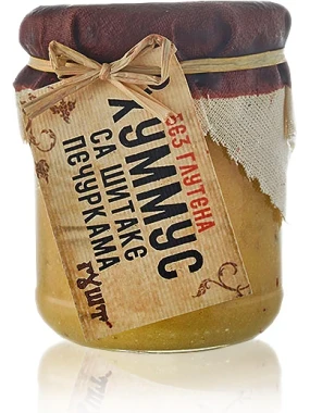 Humus sa šitake pečurkama 180 g Gušt