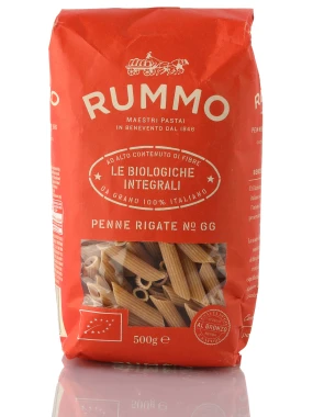Integralna testenina penne rigate (organski proizvod) 500 g Rummo Spa