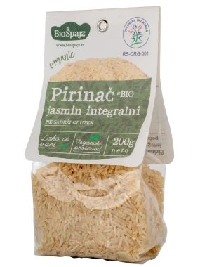 Integralni jasmin pirinač (organski proizvod) 200 g Bio Špajz