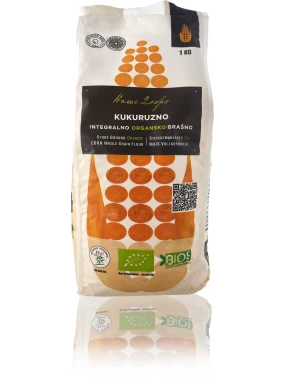 Integralno kukuruzno brašno (organski proizvod) 1 kg Naše dobro