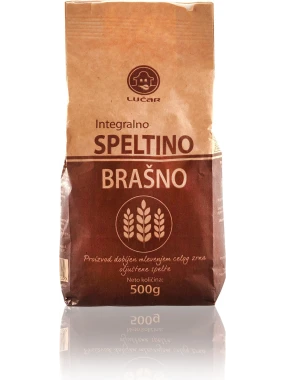 Integralno speltino brašno 500 g Lučar