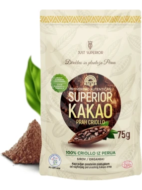 Kakao prah Criollo (organski proizvod) 75 g Just superior