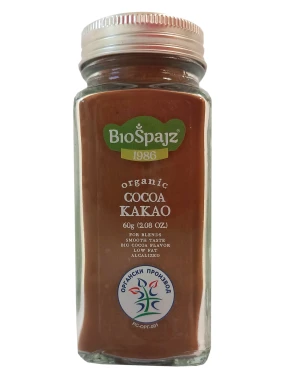 Kakao u prahu alkalizovan (organski proizvod) 60 g Bio Špajz