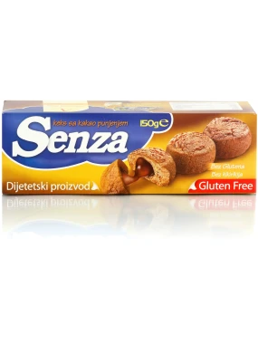 Keks sa kakao punjenjem (sert. bez glutena) 150 g Senza
