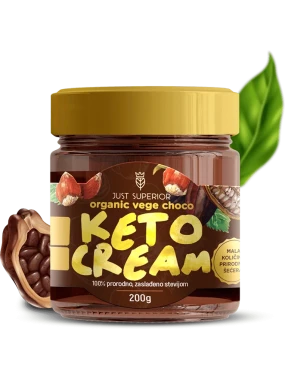 Keto vege krem sa stevijom (organski proizvod) 200 g Just superio