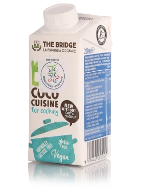 Kokosov krem za kuvanje (organski proizvod) 200 ml The Bridge