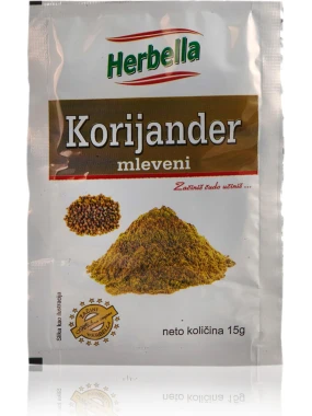 Korijander mleveni 15 g Herbella
