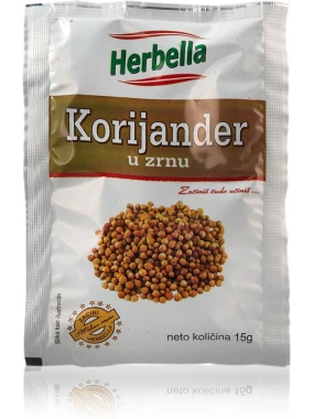 Korijander u zrnu 15 g Herbella