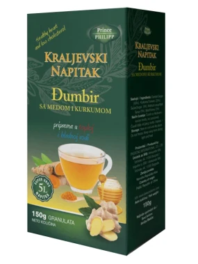 Kraljevski napitak - đumbir sa medom i kurkumom 150 g Prince Philipp
