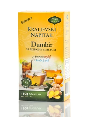 Kraljevski napitak đumbir sa medom i limetom 150 g Prince Philipp