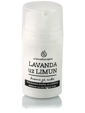 Krema za ruke LAVANDA uz LIMUN 50 ml Aromatherapist