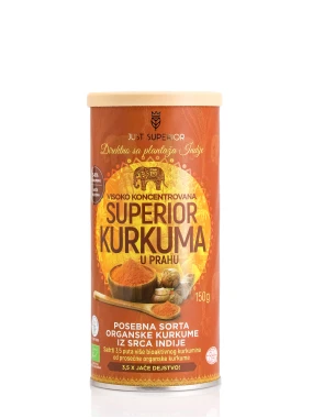 Kurkuma u prahu (organski proizvod) 150 g Just Superior