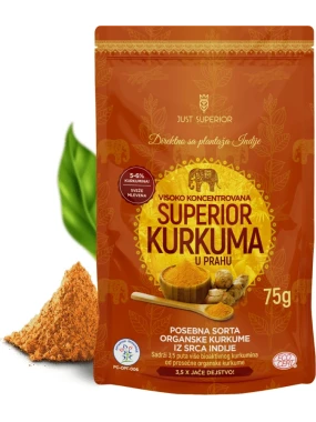 Kurkuma u prahu (organski proizvod) 75 g Just Superior