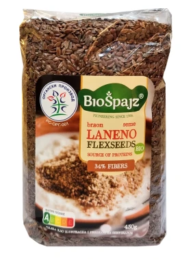Laneno seme (organski proizvod) 450 g Bio Špajz