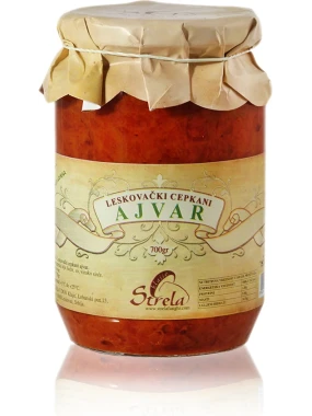 Leskovački cepkani ajvar 700 g Strela 