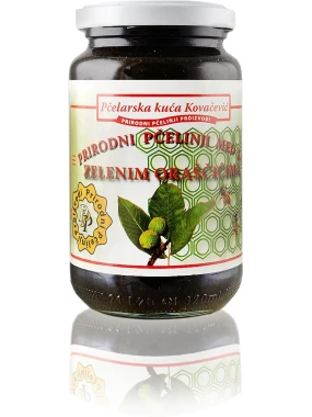 Med sa zelenim oraščićima 480 g Pčelarska kuća Kovačević