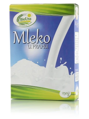 Mleko u prahu 250 g Bio Una