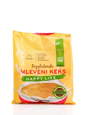Mleveni keks Happy Life (sert. bez glutena) 300 g Aleksandrija