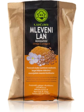 Mleveni lan 100 g Lučar