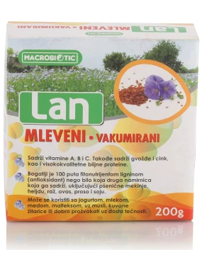 Mleveni lan 200 g Macrobiotic Prom