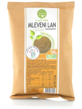 Mleveni lan (organski proizvod) 100 g Lučar