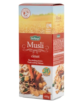 Musli - cimet 400 g Bio Špajz