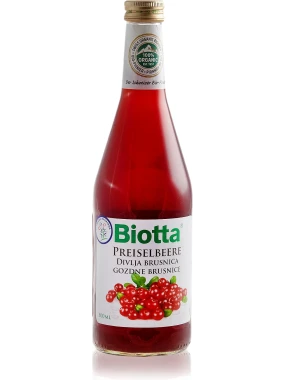 Mutni sok od divljih brusnica (organski proizvod) 500 ml Biotta