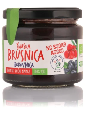 Namaz od brusnice i borovnice (organski proizvod) 200 g Nisha