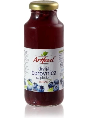 Napitak od divlje borovnice sa plodom 250 ml Artfood