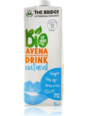 Napitak od ovsa natural (organski proizvod) 1 l The Bridge