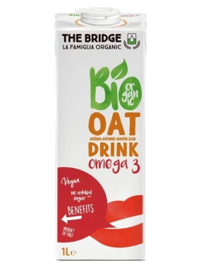 Napitak od ovsa Omega 3 (organski proizvod) 1 l The Bridge