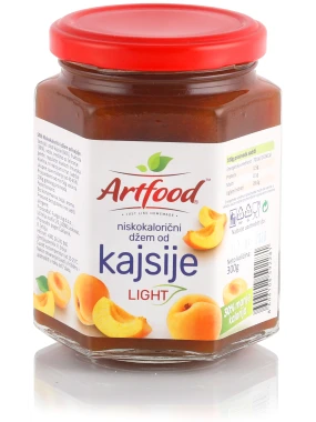 Niskokalorični džem od kajsija light 300 g Artfood