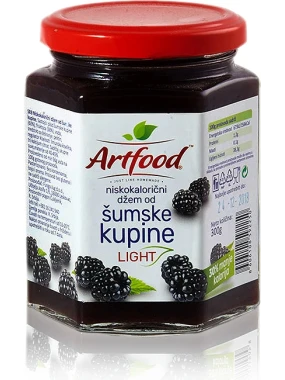 Niskokalorični džem od kupina light 300 g Artfood