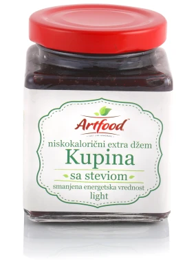 Niskokalorični džem od kupina sa stevijom light 220 g Artfood