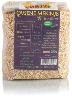 Ovsene mekinje 250 g Fortin