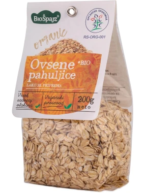 Ovsene pahuljice (organski proizvod)  200 g Bio Špajz