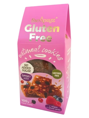 Ovseni keks sa šumskim voćem 100 g Bio Špajz