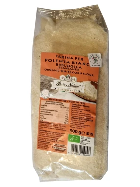 Palenta bela (sert. bez glutena) (organski proizvod) 500 g Pasta Natura