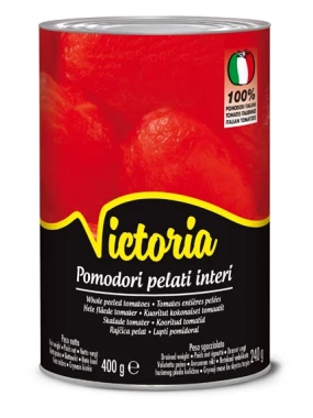 Pasterizovani oljušteni paradajz šljivar 400 g Victoria