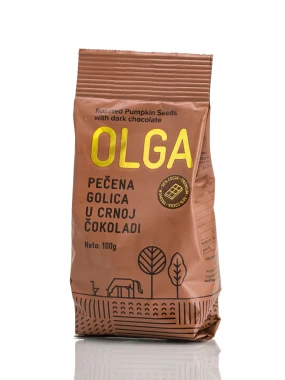 Pečena golica u crnoj čokoladi 100 g Olga