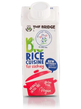 Pirinčani krem za kuvanje (organski proizvod) 200 ml The Bridge