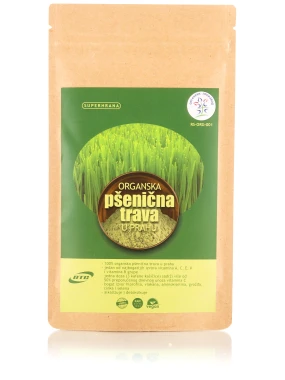 Pšenična trava u prahu (organski proizvod) 100 g Superhrana