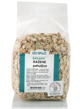 Ražene pahuljice (organski proizvod) 200 g Bio Špajz