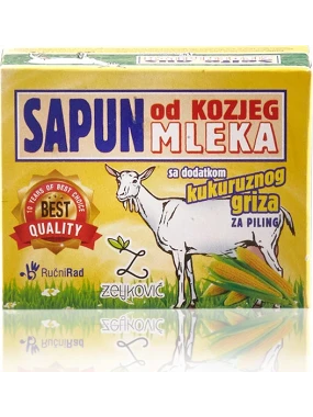 Sapun od kozjeg mleka sa kukuruznim grizom 70 g Željko Zeljković
