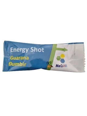 Shot energy med sa dodatkom guarane i đumbira 12 g Medivi