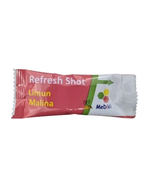 Shot refresh med sa dodatkom limuna i maline 12 g Medivi