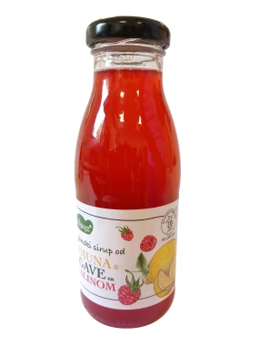 Sirup limun & malina sa agavom (organski proizvod)