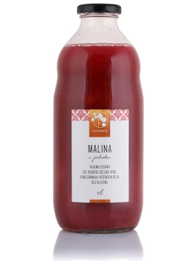 Sok malina, jabuka 1 l Loveberry